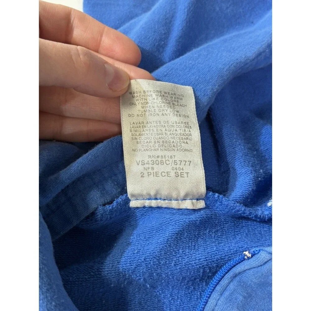 Vintage/y2k Nike Baby 12 Months Blue/Navy Colorblock 1/4 Zip Hoodie w/ Pockets